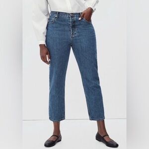 Everlane Women's original Cheeky Cropped Blue Jeans - size 28